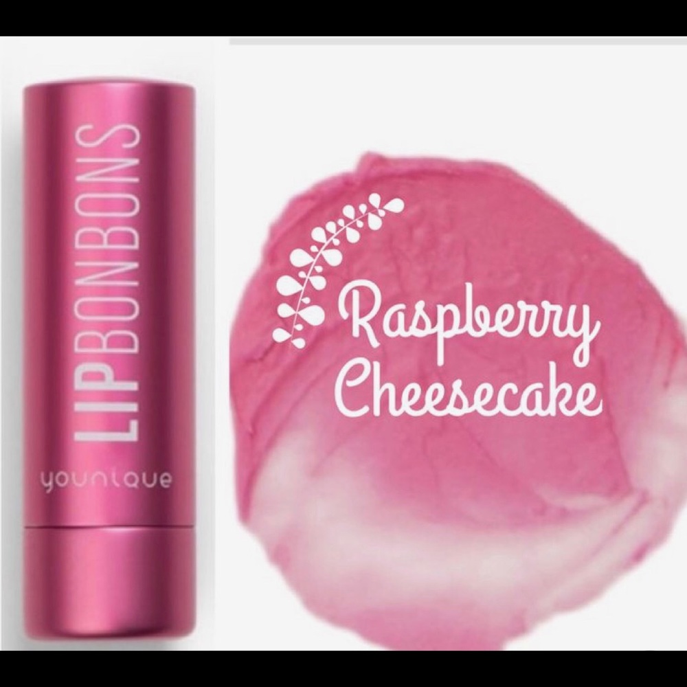 Younique tinted lip bon bon, raspberry cheesecake